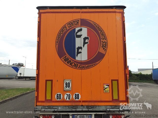 Semi-remorque bâchée Schmitz Cargobull Semitrailer Curtainsider Standard Hayon