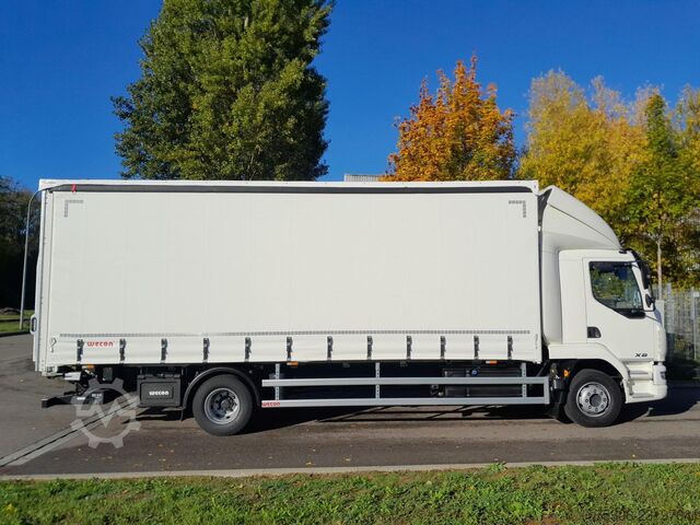 משאית שטוחה עם ברזנט DAF FA XB 290 16t Curtainsider Wecon