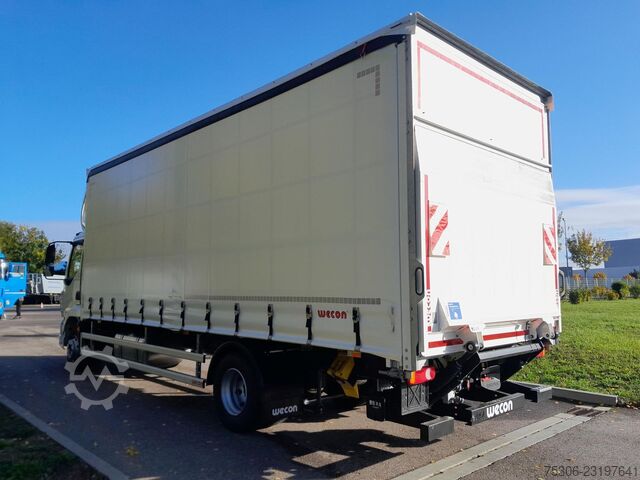משאית שטוחה עם ברזנט DAF FA XB 290 16t Curtainsider Wecon