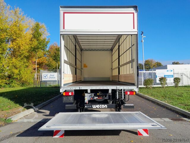 משאית שטוחה עם ברזנט DAF FA XB 290 16t Curtainsider Wecon