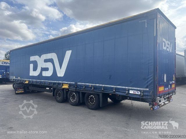 Atvira puspriekabė su tentu Schmitz Cargobull Semitrailer Curtainsider Mega
