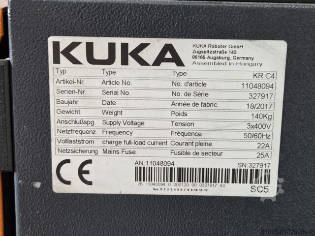 Priemyselný robot KUKA R1610 KRC4