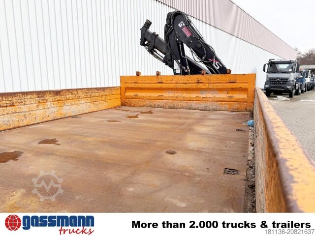 Tipper van MAN TGL 8.180 4x2 BB, 2x AHK, Heckkran Hiab XS 066