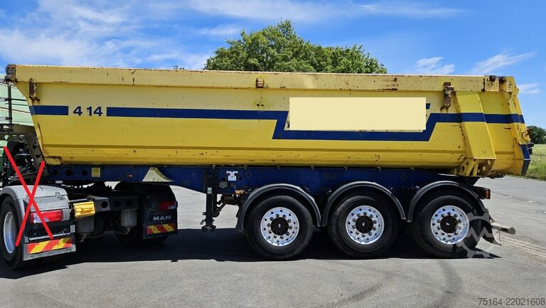 напівпричіп-самоскид Schmitz Cargobull SKI 24 SL 06-7.2 Stahlrundmulde