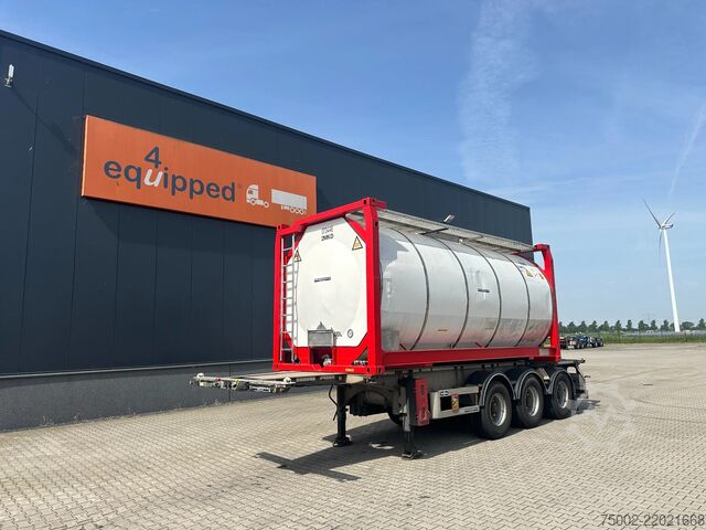 Prijevoz kontejnera Van Hool 20FT/30FT ADR CHASSIS + 20FT TANKCONTAINER 25.0...