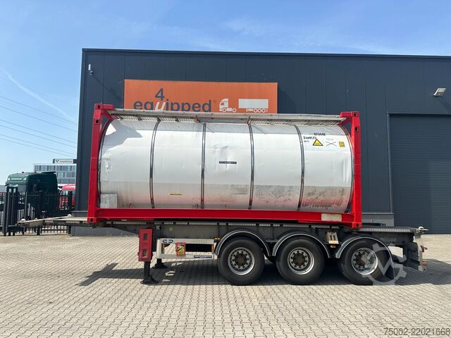 Prijevoz kontejnera Van Hool 20FT/30FT ADR CHASSIS + 20FT TANKCONTAINER 25.0...