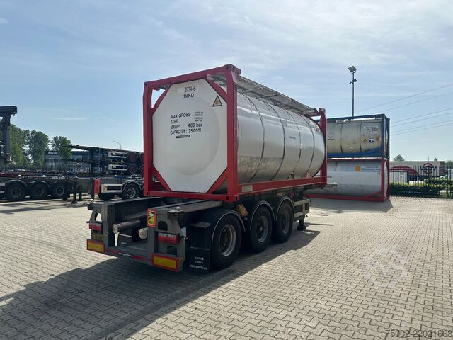 Prijevoz kontejnera Van Hool 20FT/30FT ADR CHASSIS + 20FT TANKCONTAINER 25.0...