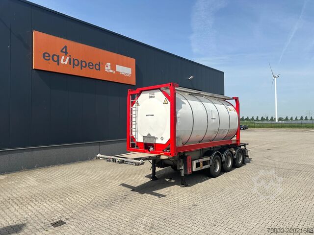 Prijevoz kontejnera Van Hool 20FT/30FT ADR CHASSIS + 20FT TANKCONTAINER 25.0...