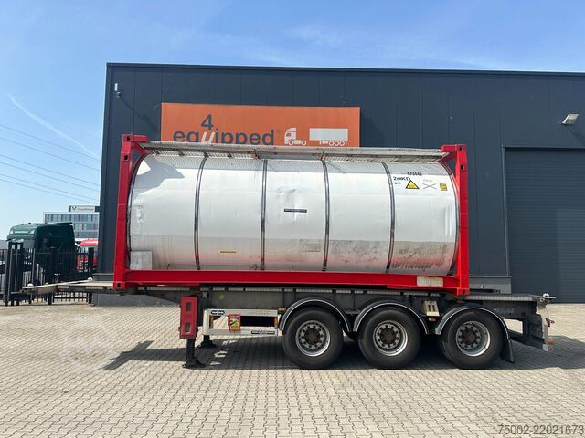 Spremnik Van Hool 20FT/30FT ADR CHASSIS + 20FT TANKCONTAINER 25.0...