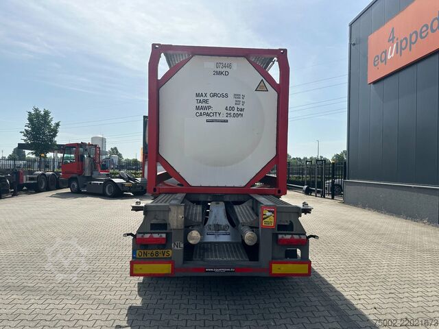 Spremnik Van Hool 20FT/30FT ADR CHASSIS + 20FT TANKCONTAINER 25.0...