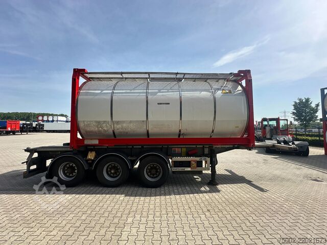 Spremnik Van Hool 20FT/30FT ADR CHASSIS + 20FT TANKCONTAINER 25.0...