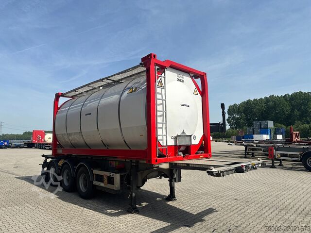 Spremnik Van Hool 20FT/30FT ADR CHASSIS + 20FT TANKCONTAINER 25.0...