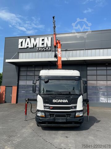 起重卡车 Scania P340 P340 XT Atlas 96.3E - A3L laadkraan + VDL ...