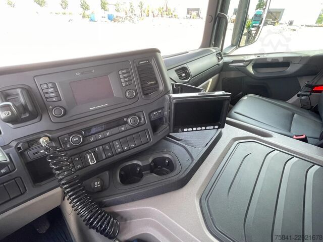 Kamion me vinç Scania P340 P340 XT Atlas 96.3E - A3L laadkraan + VDL ...