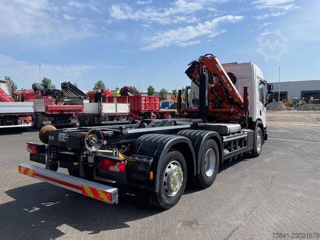 Kamion me vinç Scania P340 P340 XT Atlas 96.3E - A3L laadkraan + VDL ...