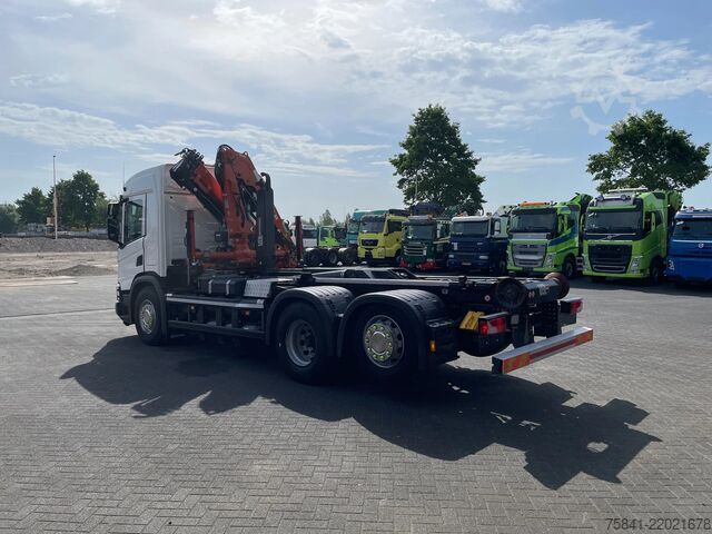 Kamion me vinç Scania P340 P340 XT Atlas 96.3E - A3L laadkraan + VDL ...