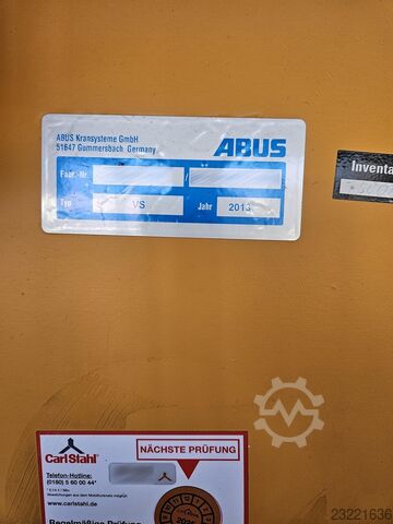 Sütun pergel vinç Abus VS 4,5to - 6,3m Ausladung