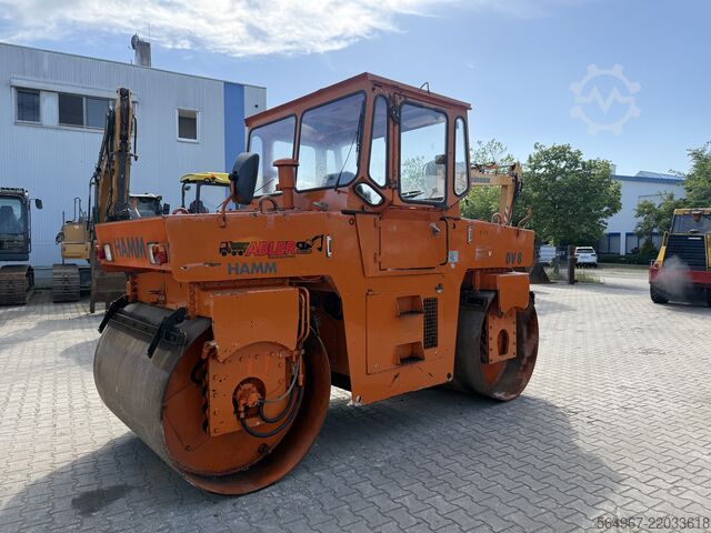 Xe lu rung tandem Hamm DV8.21 Tandemwalze Kantenschneider