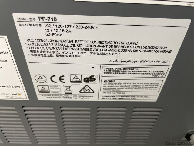  Konica Minolta AccurioPress 6120 incl. finisher, paper deck