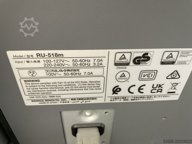  Konica Minolta AccurioPress 6120 incl. finisher, paper deck