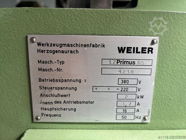 Stružnica Weiler Primus  