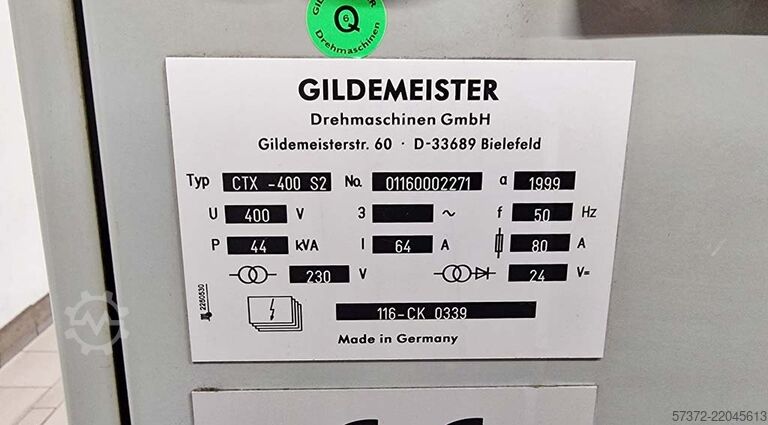 CNC Universaldrehmaschine Gildemeister CTX-400 S2