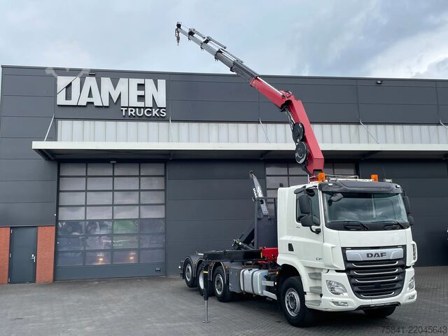 क्रेन ट्रक DAF CF 85.480 CF 85.480 8x2 Haakarm + HMF 2320K5-RCS