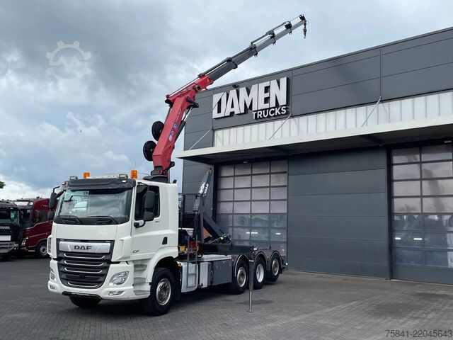क्रेन ट्रक DAF CF 85.480 CF 85.480 8x2 Haakarm + HMF 2320K5-RCS