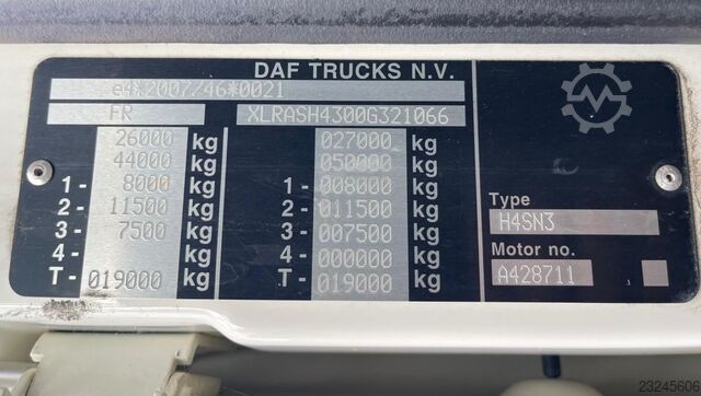 DAF XF 480, retarder, zdalne sterowanie, EURO 6D MVI2226 DAF XF 480 Retarder, Afstandsbediening, EURO 6D