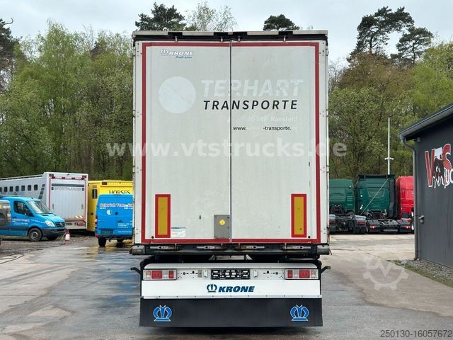 Öppen semitrailer med kapell KRONE Krone SD Curtainsider