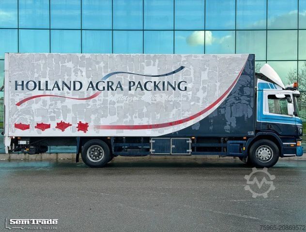 Kassabíll SCANIA P230 EURO 3 AIRCO MANUAL GEARBOX VAN BEURDEN ISO