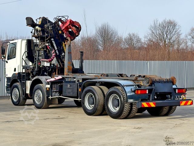 Āķa konteineru automašīna DAF CF 85.430 * ABROLLKIPPER + JONSERED J1320 Z /8x4