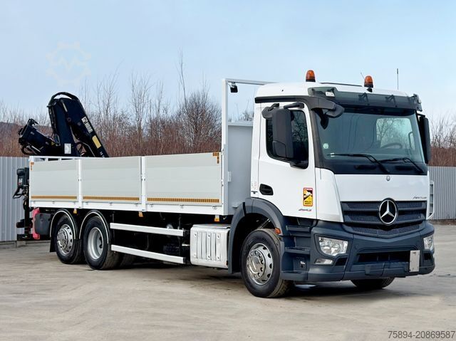 Kravas automašīnai uzstādīts celtnis MERCEDES-BENZ ANTOS 2545* HIAB 144 BS - 2 HIDUO /FUNK