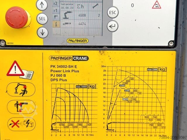 Autožeriav MERCEDES-BENZ ACTROS 2545 * PK 34002 - SH +JIB /FUNK* 6x2