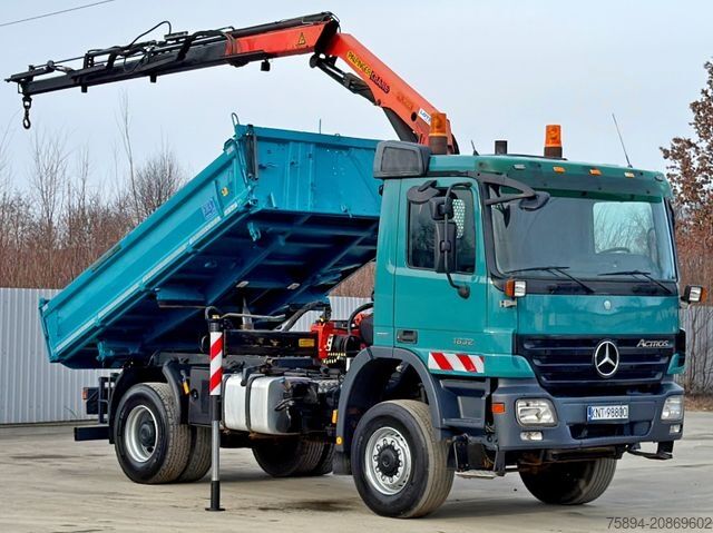 کامیون کمپرسی MERCEDES-BENZ ACTROS 1832 * KIPPER 4,00 m + PK 9501 * 4x4