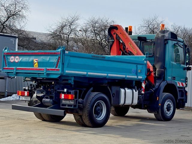 Sklápač MERCEDES-BENZ ACTROS 1832 * KIPPER 4,00 m + PK 9501 * 4x4