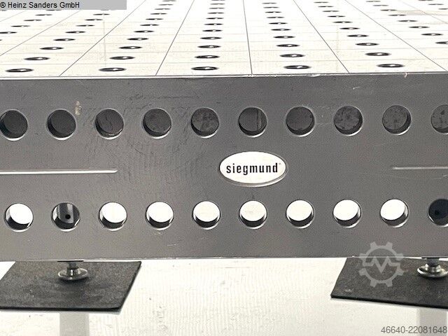 Table de soudage SIEGMUND Professional 750 4000 x 2000