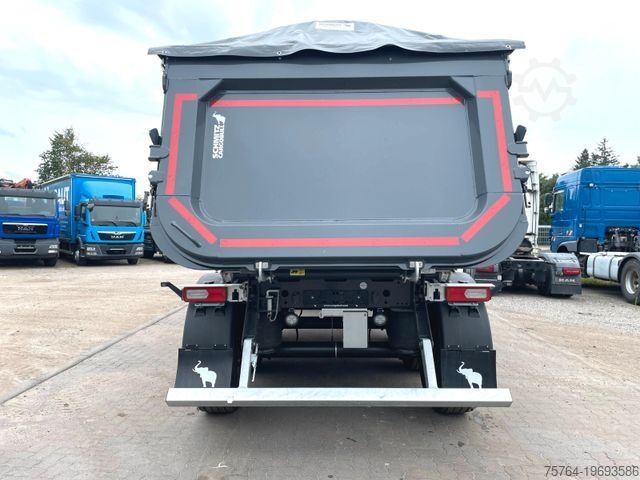 Treler separuh lori pembuangan SCHMITZ CARGOBULL 25m² Stahlkipper mit E-Verdeck/ Auch Miete!