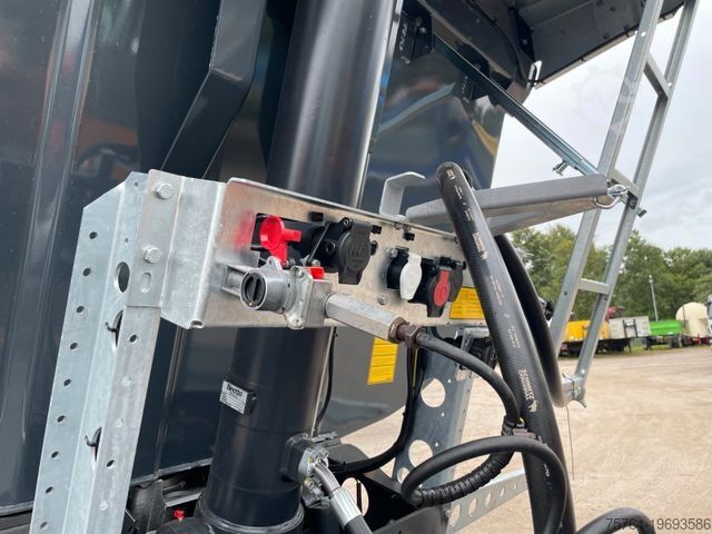 Treler separuh lori pembuangan SCHMITZ CARGOBULL 25m² Stahlkipper mit E-Verdeck/ Auch Miete!