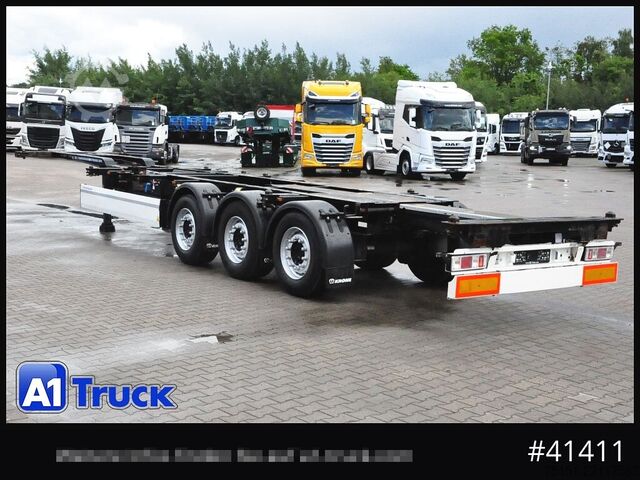 Swap body semitrailer KRONE SDC 27 eLTU5-2, 20/30/40/45, Liftachse, Multi