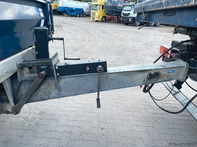 Remorque benne trilibérale MÜLLER-MITTELTAL 3-Seitenstahlkipper / Rampen / breite Reifen!