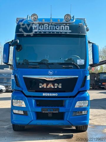 Camión plataforma con toldo MAN TGX 26.440 6x2 BL Plane & Retarder /EDSCHA