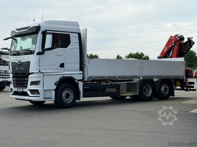 Laadimisplatvorm MAN TGX 26.520 6x2-4 BL Baustoff-Pritsche FASSI F19...