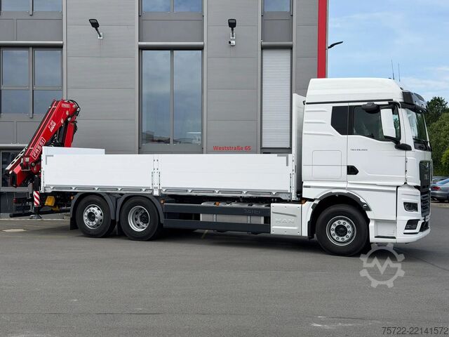 Laadimisplatvorm MAN TGX 26.520 6x2-4 BL Baustoff-Pritsche FASSI F19...