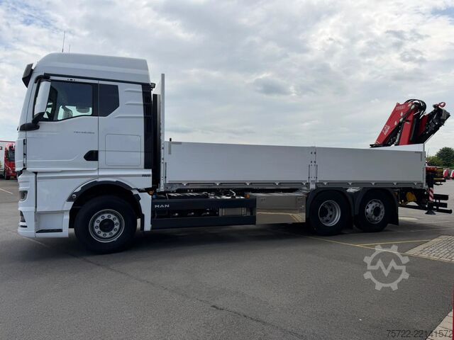 Laadimisplatvorm MAN TGX 26.520 6x2-4 BL Baustoff-Pritsche FASSI F19...
