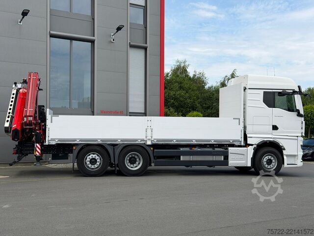 Laadimisplatvorm MAN TGX 26.520 6x2-4 BL Baustoff-Pritsche FASSI F19...