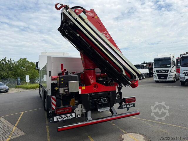 Laadimisplatvorm MAN TGX 26.520 6x2-4 BL Baustoff-Pritsche FASSI F19...