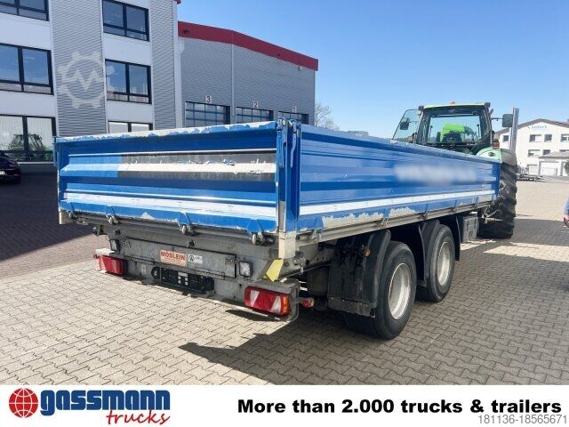 Remorque benne trilibérale  TTD 19 Schwebheim, Rampenschacht, Verzinkt