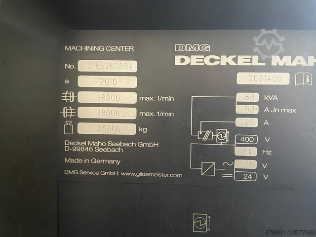 CENTRUM OBRÓBCZE DMG DMF 260-11