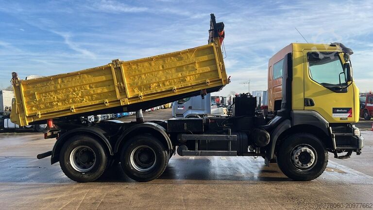 3-ওয়ে টিপার Renault KERAX 420 (BOITE MANUELLE / LAMES / BIG AXLE / ...